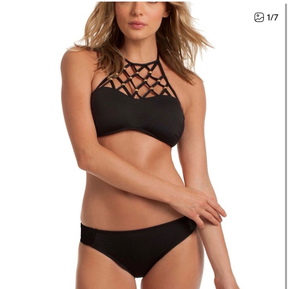 Trina Turk Black Bikini 2 PC size 6